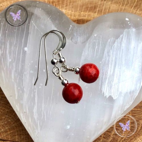 Sponge Coral Earrings